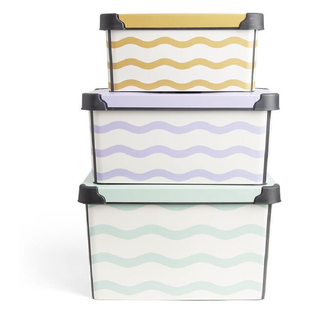 Bo&icirc;te de rangement 5L - 28,5x19xH13,5cm