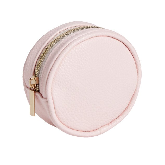 Porte-monnaie rond simili uni &Oslash;9cm (6 mod&egrave;les)