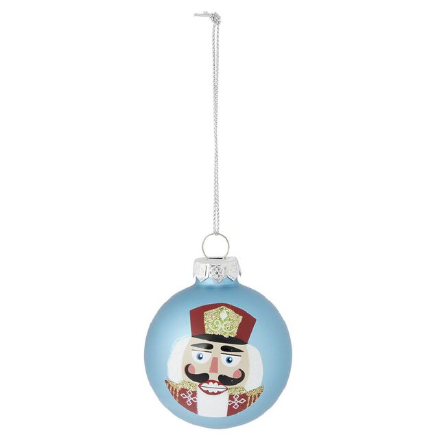 Boule de No&euml;l Casse Noisette &Oslash;6cm - 6 mod&egrave;les