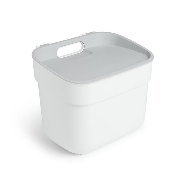 Poubelle de tri blanche 5L