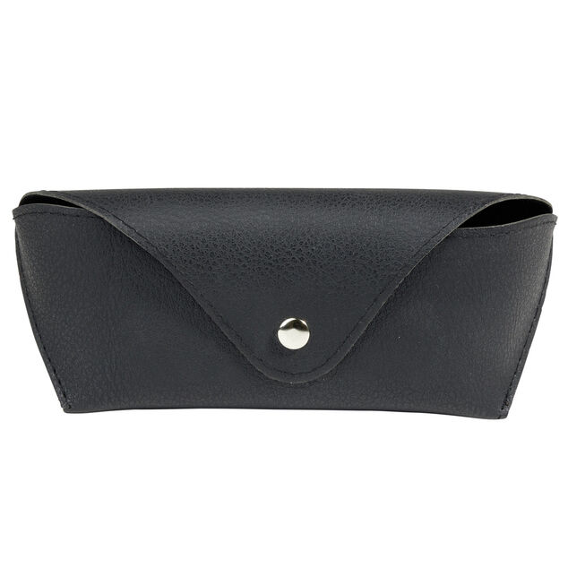 Étui pour lunettes polyuréthane noir L16,7cm
