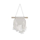 Kit DIY décoration macramé à suspendre en coton beige 10xH20cm