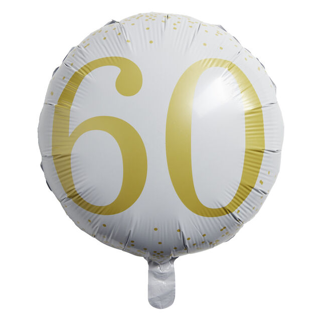 Ballon alu 60 ans &Oslash;46cm