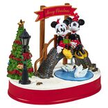 Scène de Noël Disney lumineuse animée et musicale