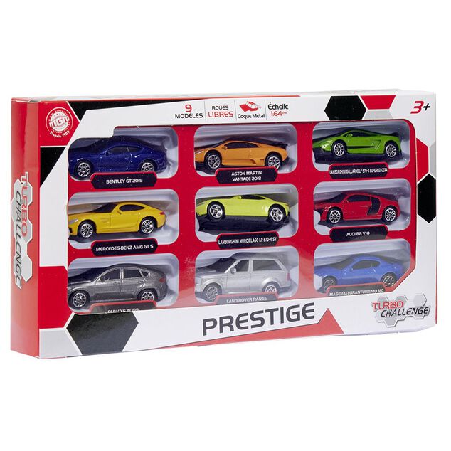 Coffret voiture de luxe 1/64 x9