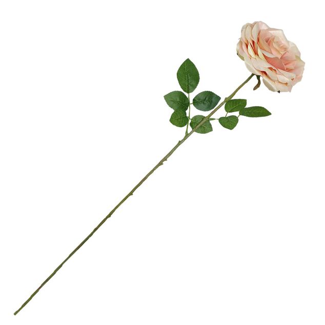 Fleur tige rose artificielle &Oslash;15xH60cm (4 mod&egrave;les)