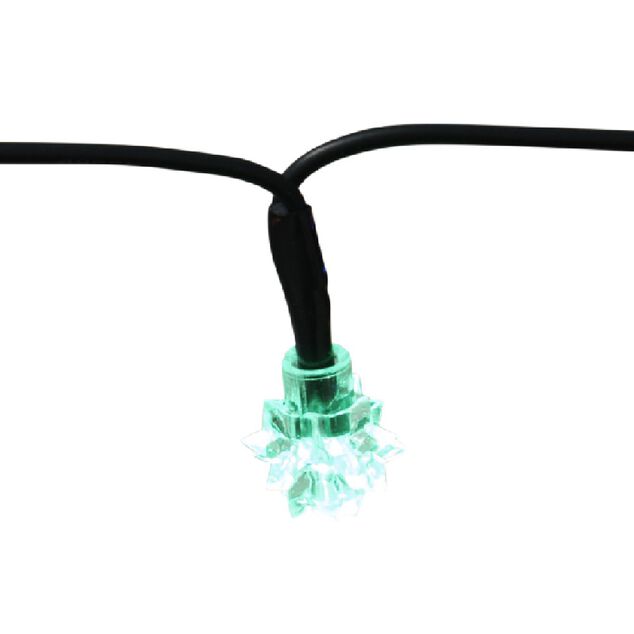 Guirlande électrique 50 Diamants Led Multicolore clignotant 4,9 m