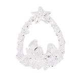 Crèche à suspendre en verre H7,5cm (6 modèles)