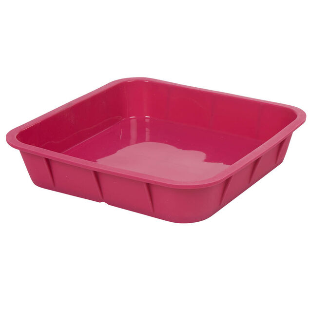 Moule carr&eacute; silicone rose