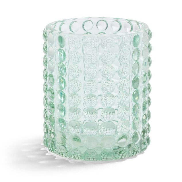 Bougeoir bubble vert Ø7,8cm