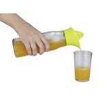 Bouteille presse-agrumes en verre et plastique 800ml Ø7,8xH28cm