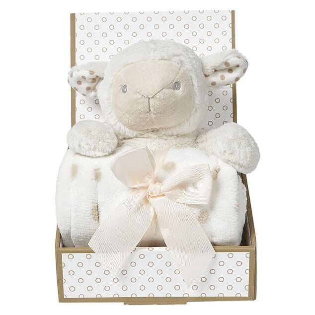 Plaid enfant avec peluche