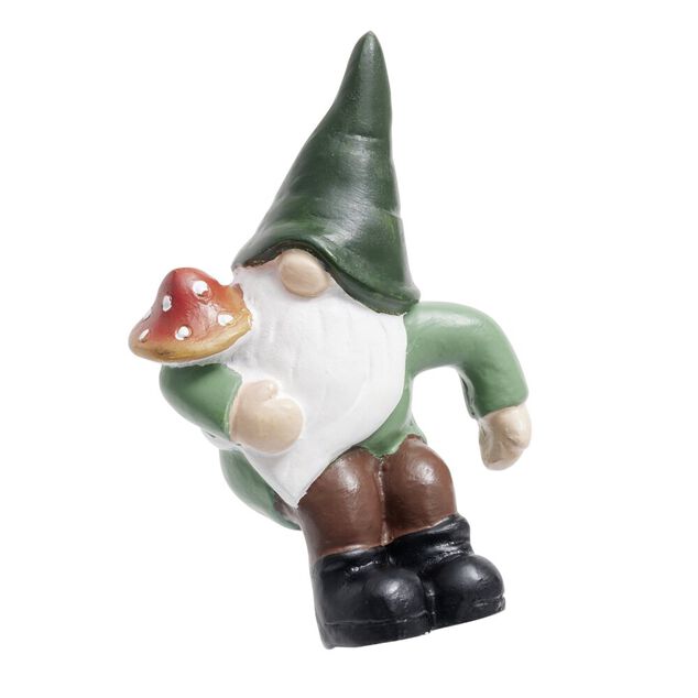 Figurine bord de pot nain de jardin H10cm (4 mod&egrave;les)