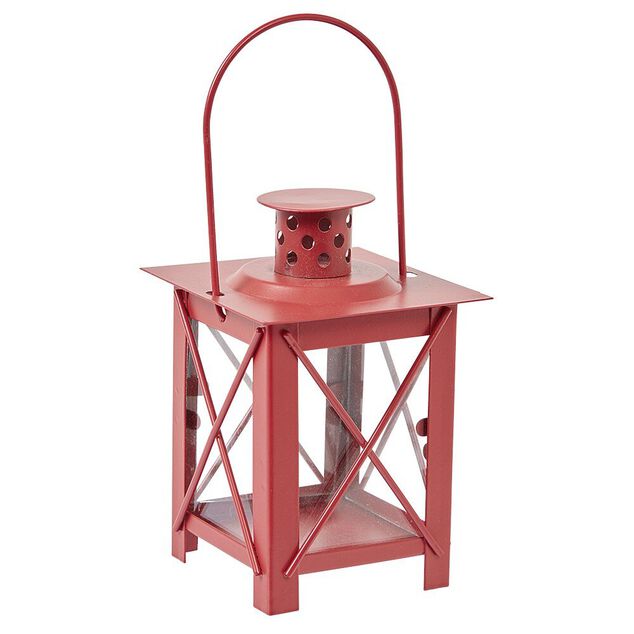 Bougeoir m&eacute;tallique lanterne