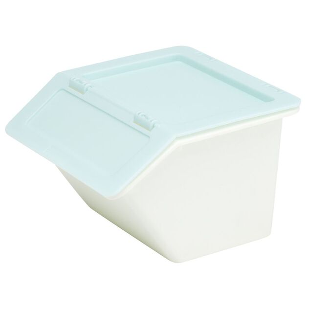 Bo&icirc;te de rangement &agrave; empilable plastique 10x10xH7,5cm (4 mod&egrave;les)