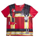D&eacute;guisement enfant pompier avec t-shirt rouge (4/6ans ou 7/10)