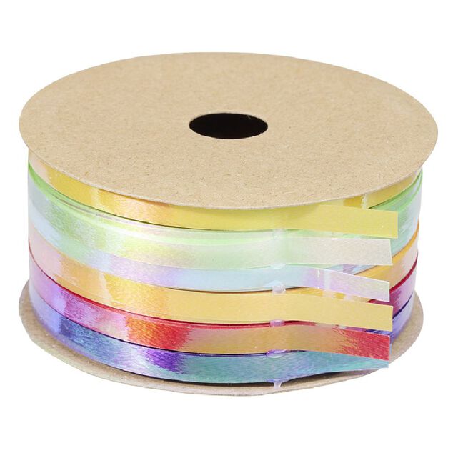 Ruban bolduc 6 couleurs