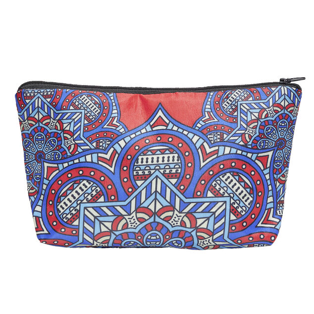 Trousse de toilette motif ottoman indien 15x22cm - 4 modèles