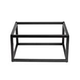 Pieds pour meuble Box Cube métal noir H17,5cm