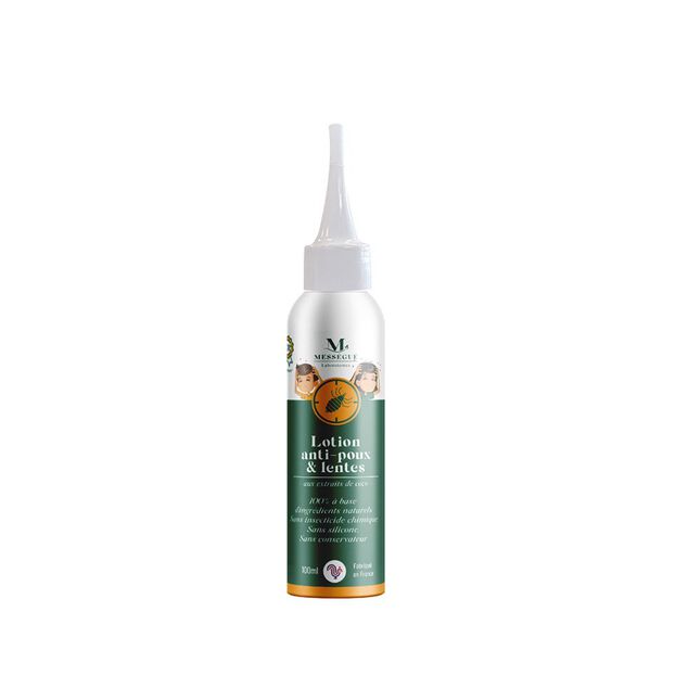 Lotion anti-poux et lentes Mess&eacute;gu&eacute; aux extraits de coco 100ml
