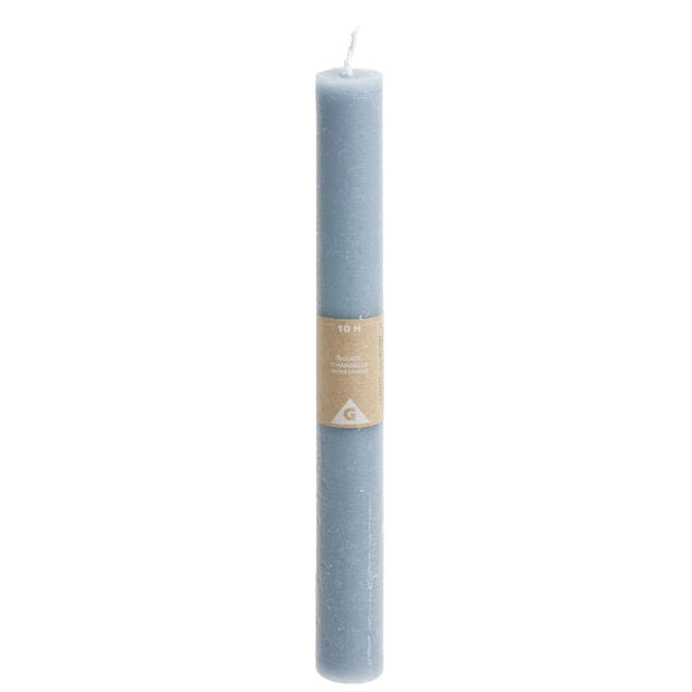 Bougie chandelle bleue 8H