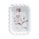 Cadre photo plastique contour torsadé 13x18cm (4 modèles)