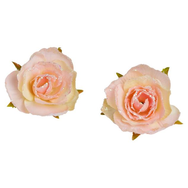 Rose &agrave; clipser x2 - &Oslash;5x9,5cm