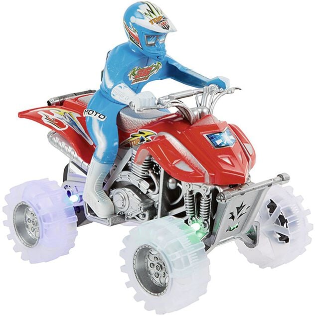Quad &agrave; friction son et lumi&egrave;re + personnage