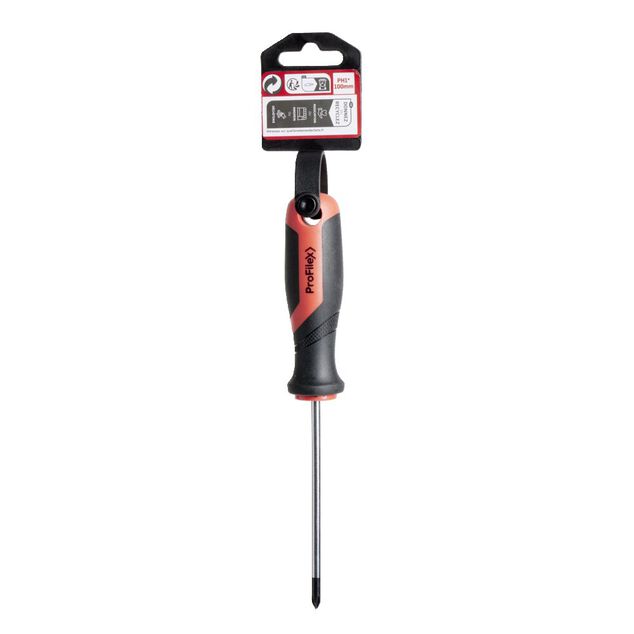 Tournevis cruciforme 25mm PH1 rouge