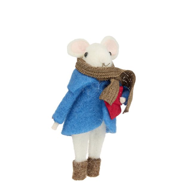 Souris &agrave; suspendre de No&euml;l H12cm (12 mod&egrave;les)