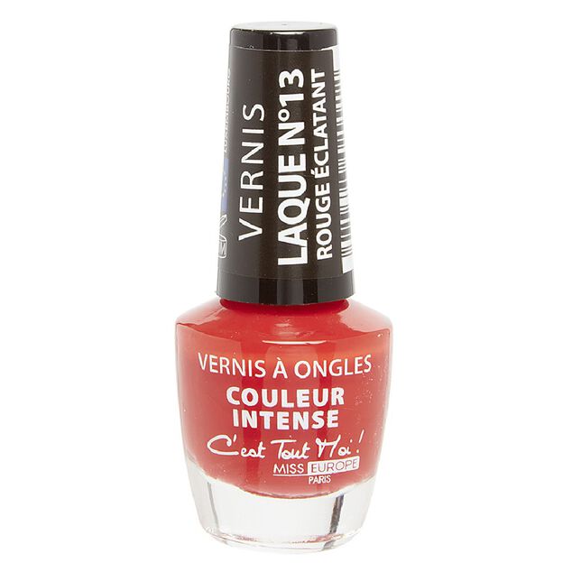Vernis &agrave; ongleslaqu&eacute; rouge &eacute;clatant n&deg;13