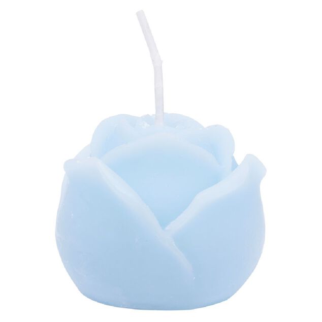 Bougie forme fleur tulipe ou rose &Oslash;4,5xH4cm