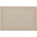 Set de table rectangulaire pvc beige
