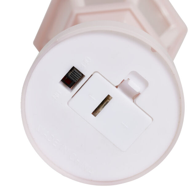 Mini lampe LED de bureau forme lampadaire &Oslash;6xH14cm - 4 coloris