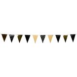 Guirlande fanion papier th&egrave;me nuit 4m
