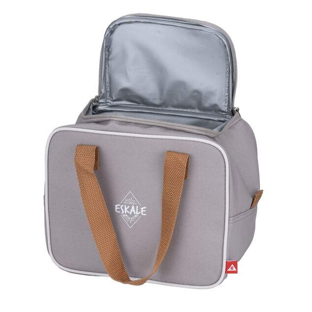 Sac isotherme fraîcheur 6L gris-beige 21x12xH15cm