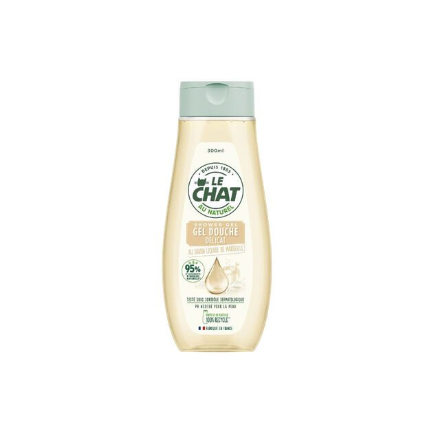 Gel douche douceur Le Chat Naturel au savon de Marseille 300 ml
