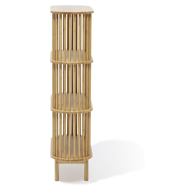 &Eacute;tag&egrave;re Ga&iuml;a bambou naturel - L80xP30xH120cm