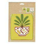 Affiche d&eacute;co x3 papier th&egrave;me tropical 10x15cm (4 mod&egrave;les)