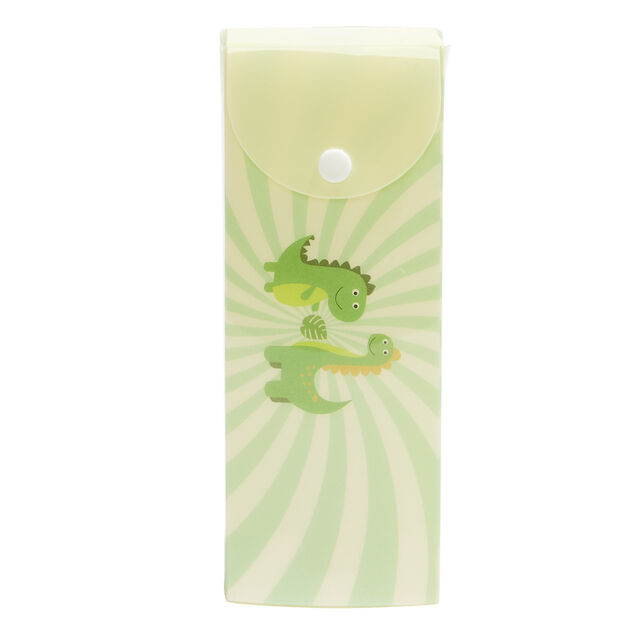 Trousse bo&icirc;te &agrave; crayon pour enfant 20,4x7,5xH2,8cm - 2 mod&egrave;les