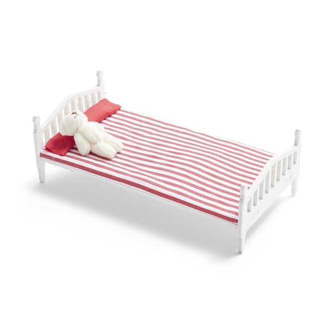Lit et ours en peluche pour lutin farceur L22x12x7,5cm