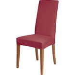 Housse de chaise extensible rouge framboise 40x40xH45cm