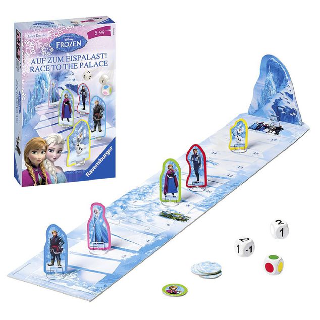 Mini jeu de soci&eacute;t&eacute; La Reine des Neiges La course au palais