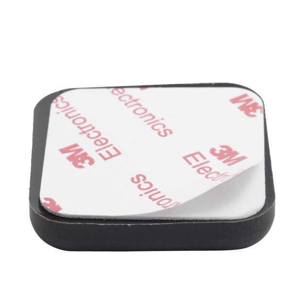 Tampon antichoc adh&eacute;sif x2 en silicone 4,5x4,5cm