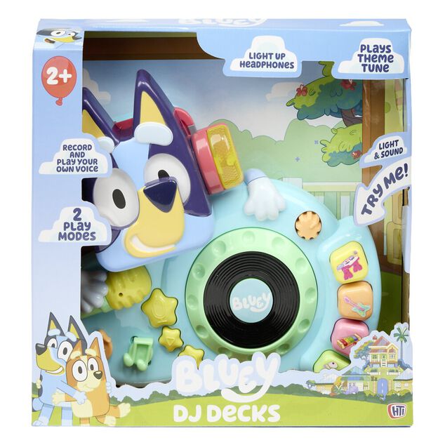 Jeu platine DJ enfant Bluey son et lumi&egrave;re violet 29x7,5xH27cm