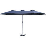 Parasol Sumba 460xH250x270cm gris