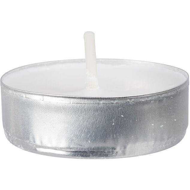 Bougie chauffe-plat blanche x100