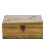 Coffret de couture en bois avec accessoires 21x13xH9cm