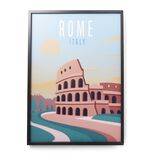 Cadre en bois affiche Rome 50x70cm