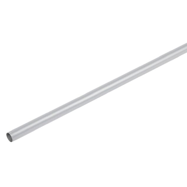 Tringle &agrave; rideau m&eacute;tal gris &Oslash;1,6xL150cm